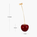 Realistic Cherry Earrings - Image 2